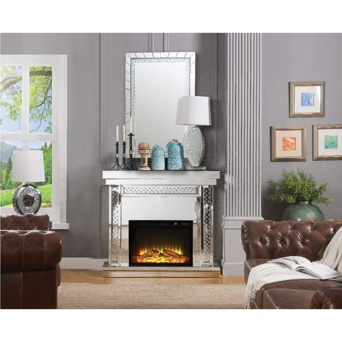 90272 Nysa Fireplace
