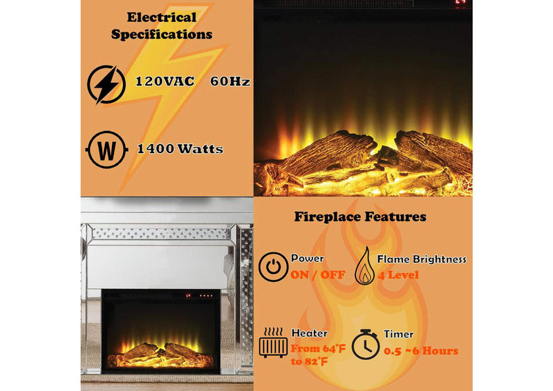 90272 Nysa Fireplace