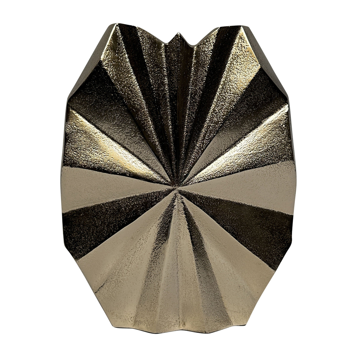 10" Udine Small Metal Vase - Gold