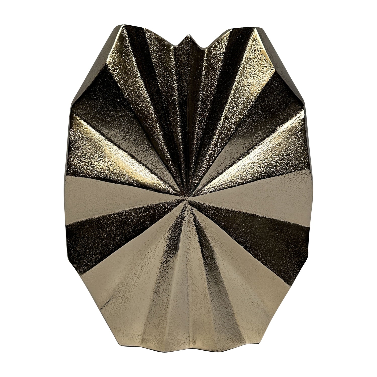 10" Udine Small Metal Vase - Gold