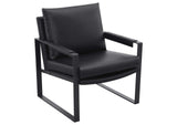 Rosalind Upholstered Track Arm Accent Chair Black