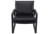 903021 Rosalind Upholstered Track Arm Accent Chair Black