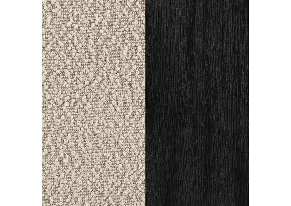 903095 Fitzroy Boucle Upholstered Accent Arm Chair Latte