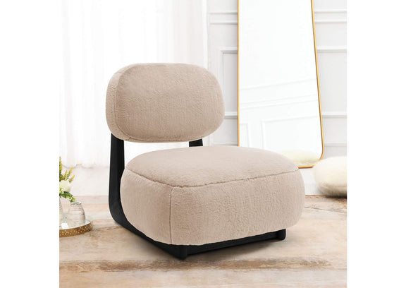 903097 Duffie Upholstered Armless Accent Chair Camel