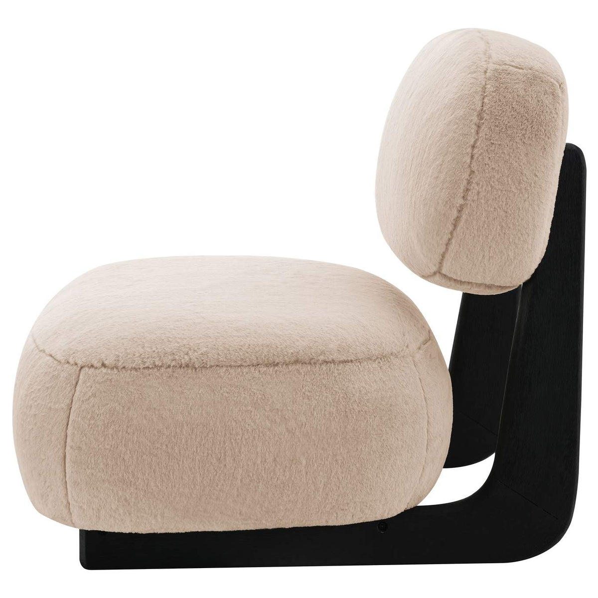 903097 Duffie Upholstered Armless Accent Chair Camel