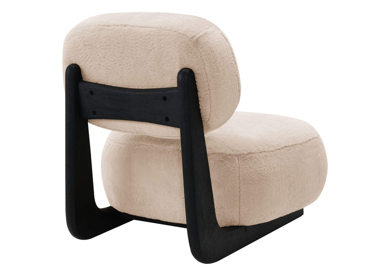 903097 Duffie Upholstered Armless Accent Chair Camel
