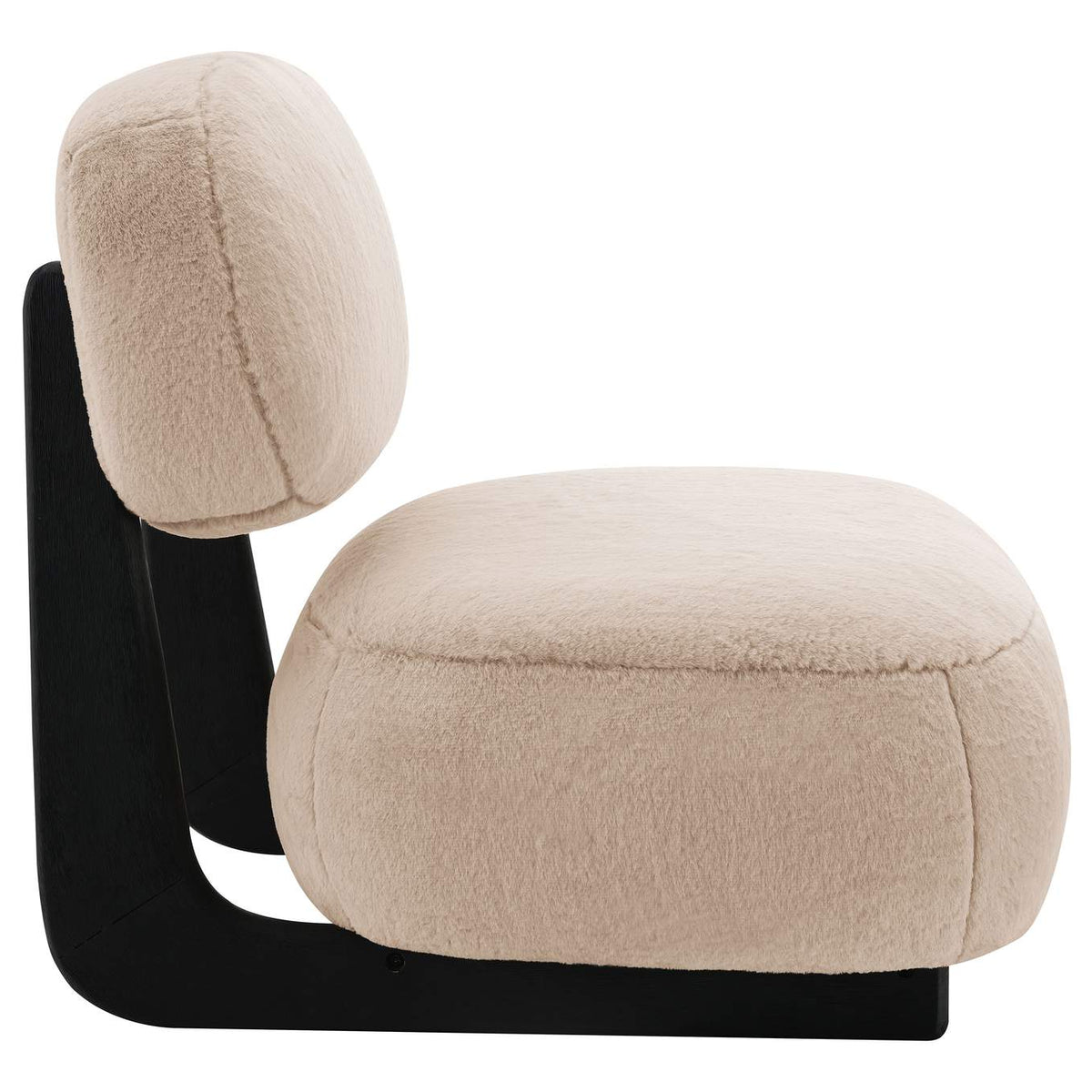 903097 Duffie Upholstered Armless Accent Chair Camel