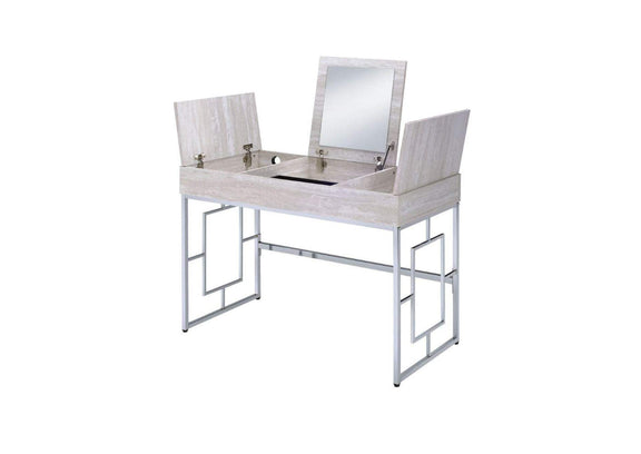 90315 Saffron Vanity Desk with USB