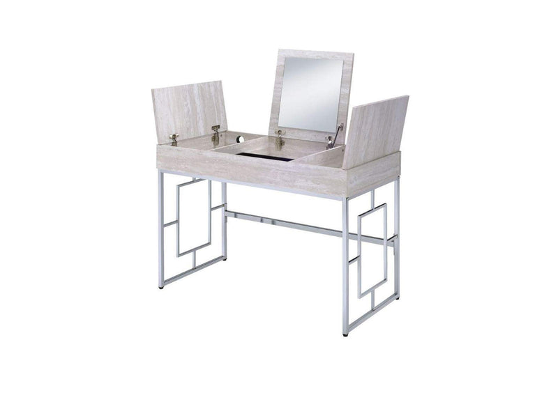90315 Saffron Vanity Desk with USB