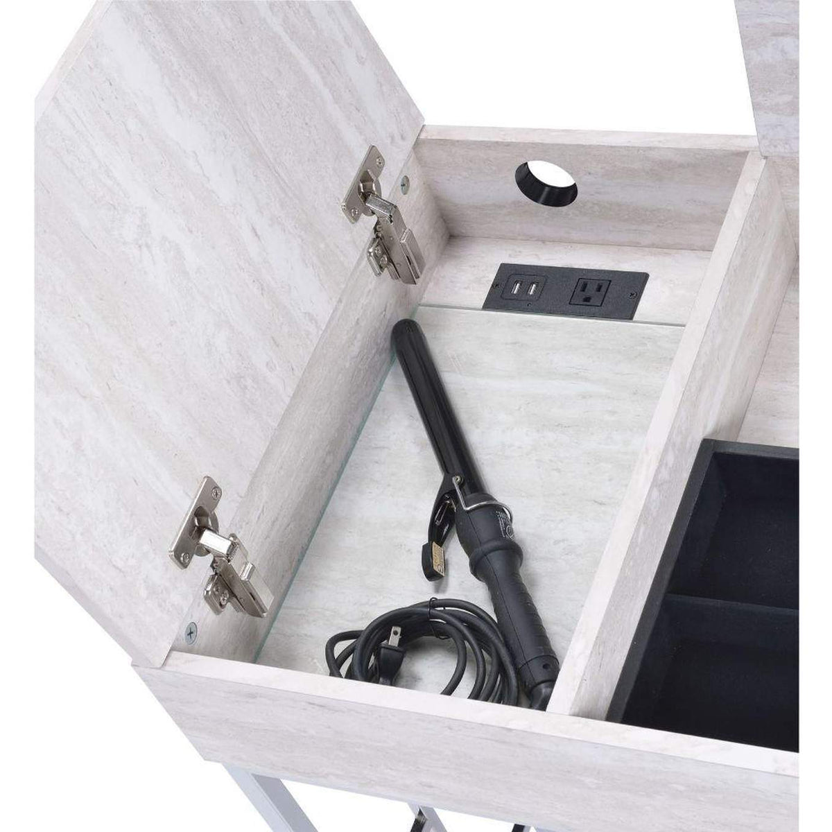 90315 Saffron Vanity Desk with USB