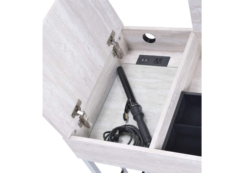 90315 Saffron Vanity Desk with USB