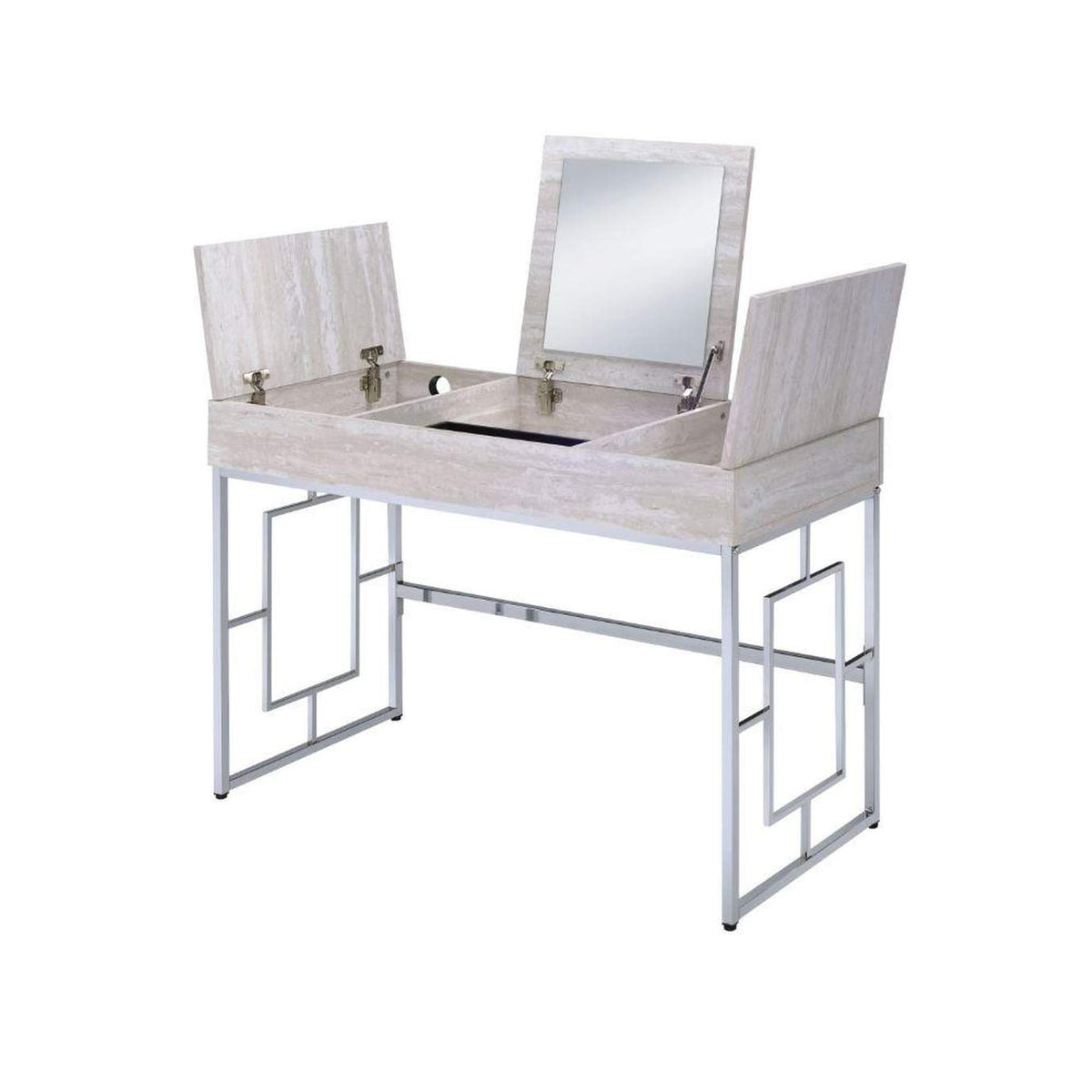 90315 Saffron Vanity Desk with USB