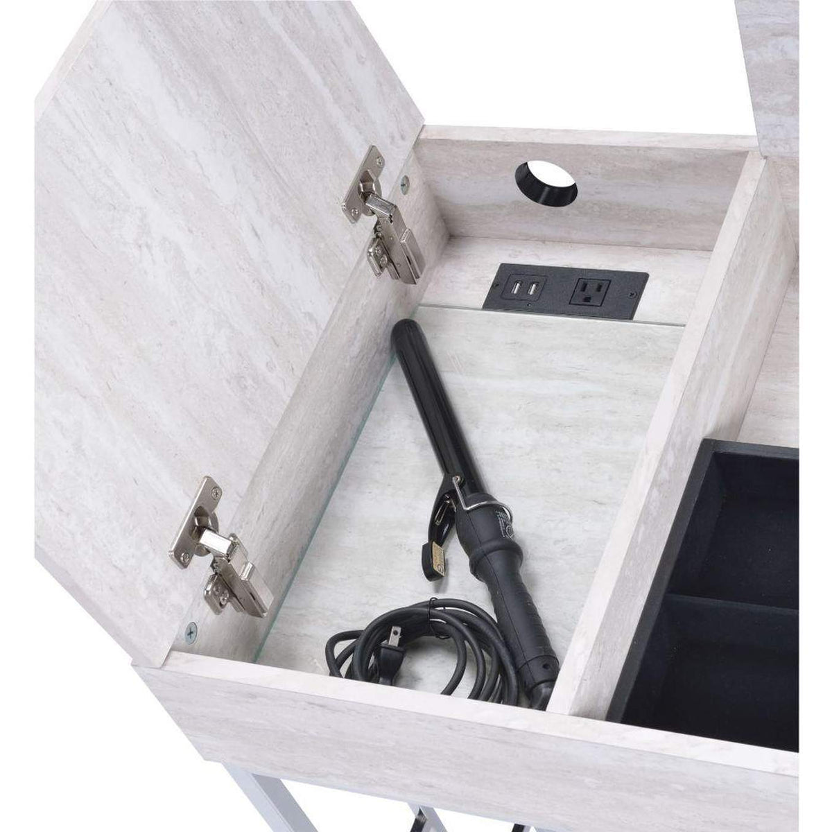 90315 Saffron Vanity Desk with USB