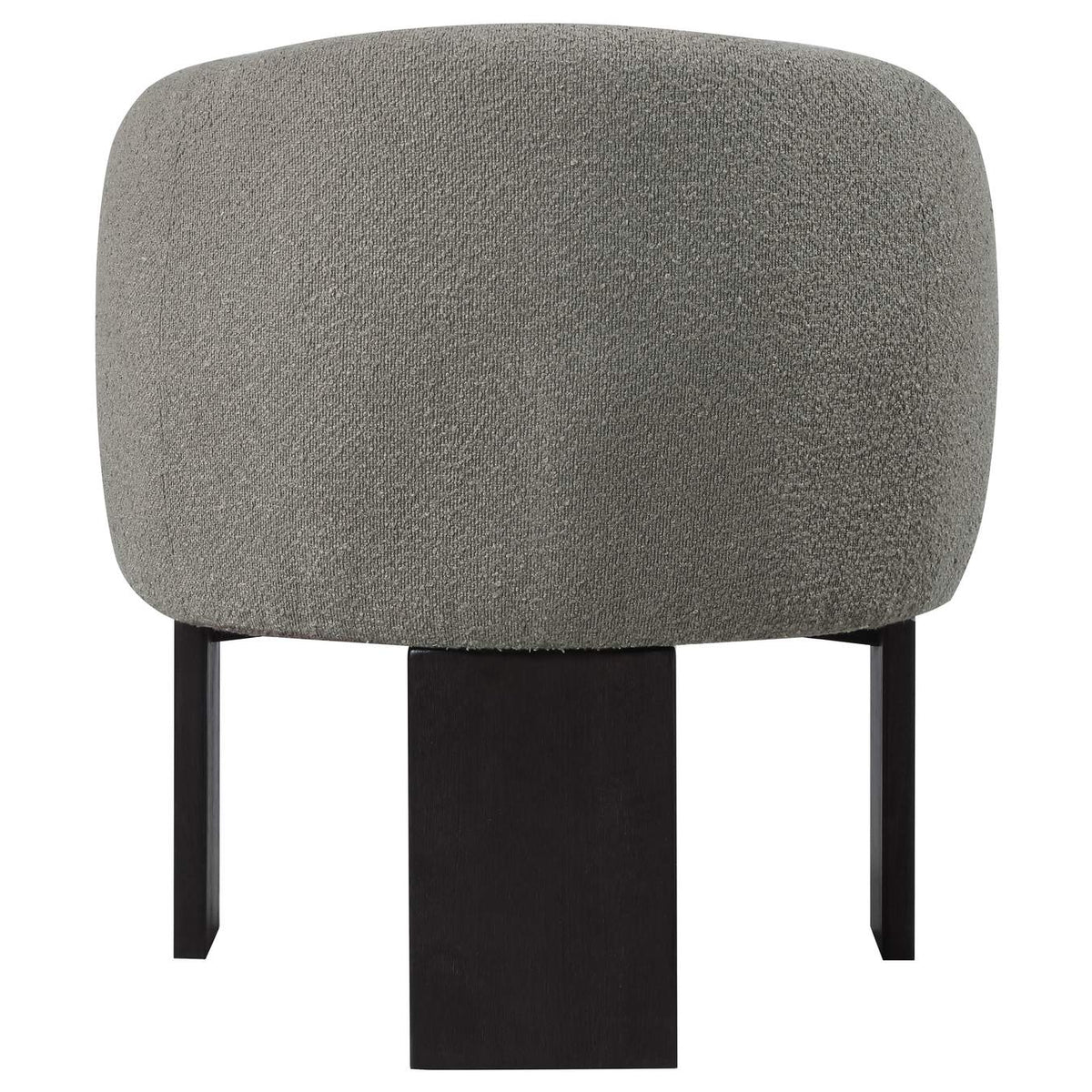 903166 Valdez Boucle Upholstered Barrel Back Accent Chair Brown