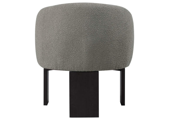 903166 Valdez Boucle Upholstered Barrel Back Accent Chair Brown