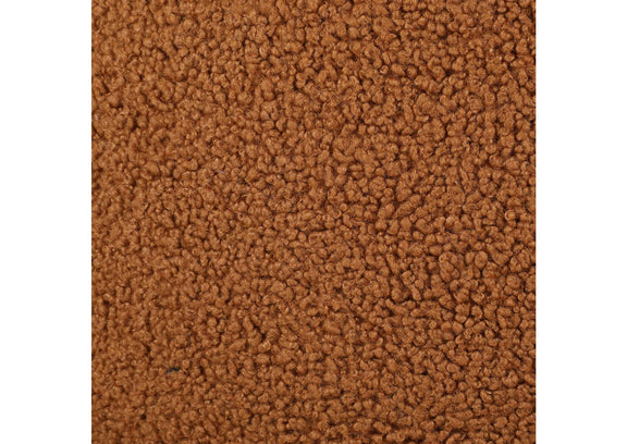 903167 Zonie Boucle Upholstered Barrel Back Accent Chair Orange