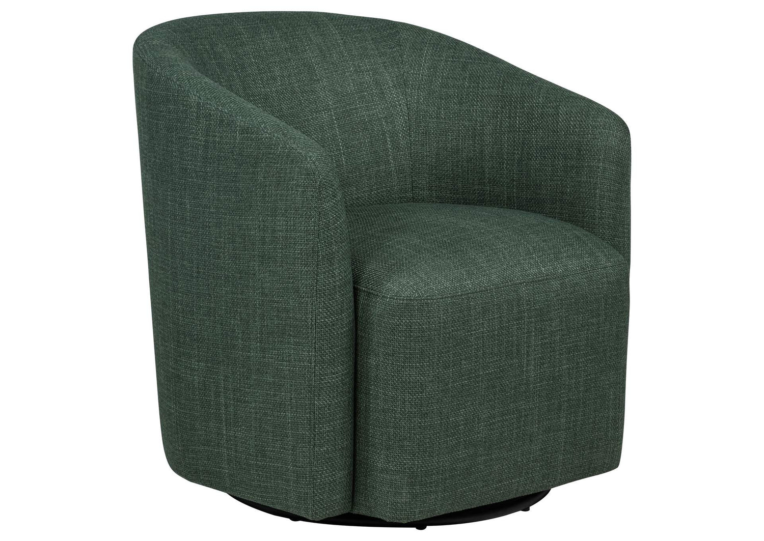 903222 Mossbrook Fabric Upholstered Swivel Accent Chair Green