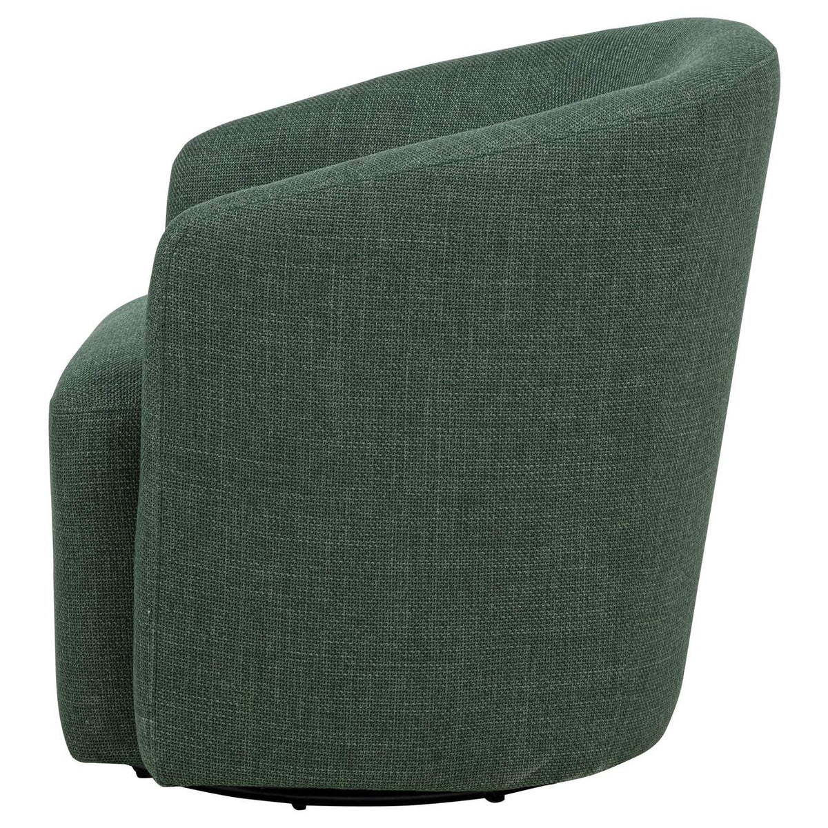 903222 Mossbrook Fabric Upholstered Swivel Accent Chair Green