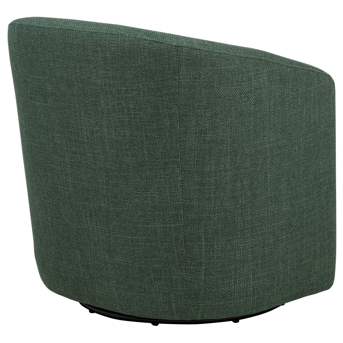 903222 Mossbrook Fabric Upholstered Swivel Accent Chair Green