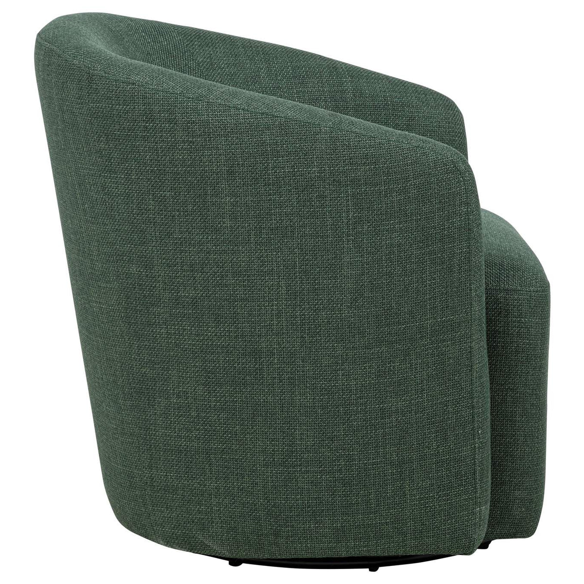903222 Mossbrook Fabric Upholstered Swivel Accent Chair Green