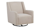 903930 Sorrel Fabric Upholstered Swivel Glider Arm Chair Latte