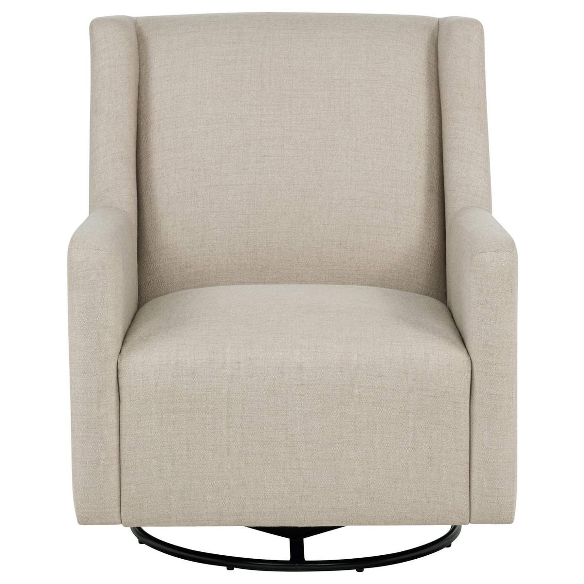 903930 Sorrel Fabric Upholstered Swivel Glider Arm Chair Latte