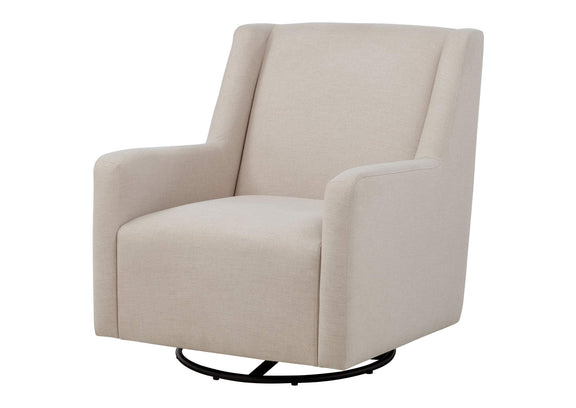 903930 Sorrel Fabric Upholstered Swivel Glider Arm Chair Latte