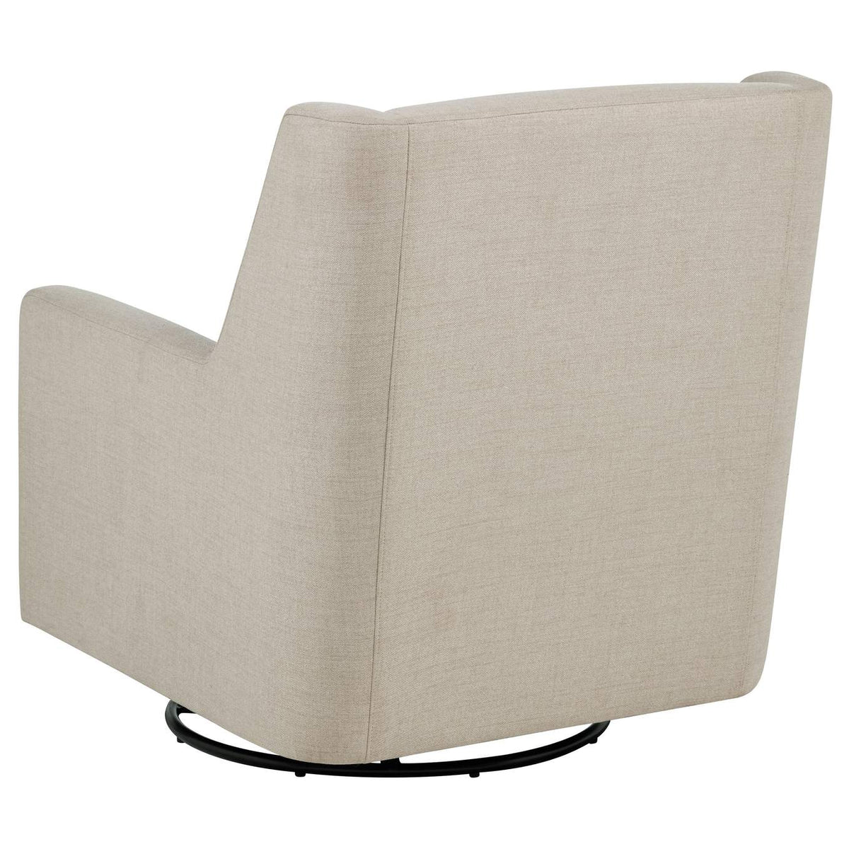 903930 Sorrel Fabric Upholstered Swivel Glider Arm Chair Latte