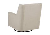 903930 Sorrel Fabric Upholstered Swivel Glider Arm Chair Latte