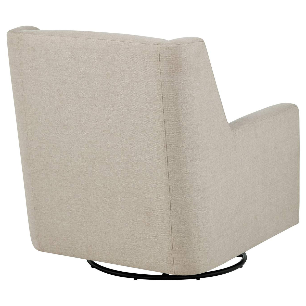 903930 Sorrel Fabric Upholstered Swivel Glider Arm Chair Latte