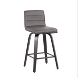 Vienna - 26" Swivel Counter Stool - Black Wood