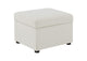 904134 Winter Upholstered Hydraulic Lift Top Storage Ottoman Beige