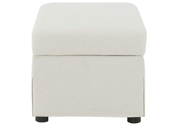 904134 Winter Upholstered Hydraulic Lift Top Storage Ottoman Beige