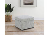 904138 Winter Upholstered Hydraulic Lift Top Storage Ottoman Grey