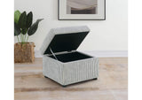 904138 Winter Upholstered Hydraulic Lift Top Storage Ottoman Grey