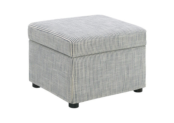 904138 Winter Upholstered Hydraulic Lift Top Storage Ottoman Grey