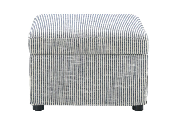 904138 Winter Upholstered Hydraulic Lift Top Storage Ottoman Grey