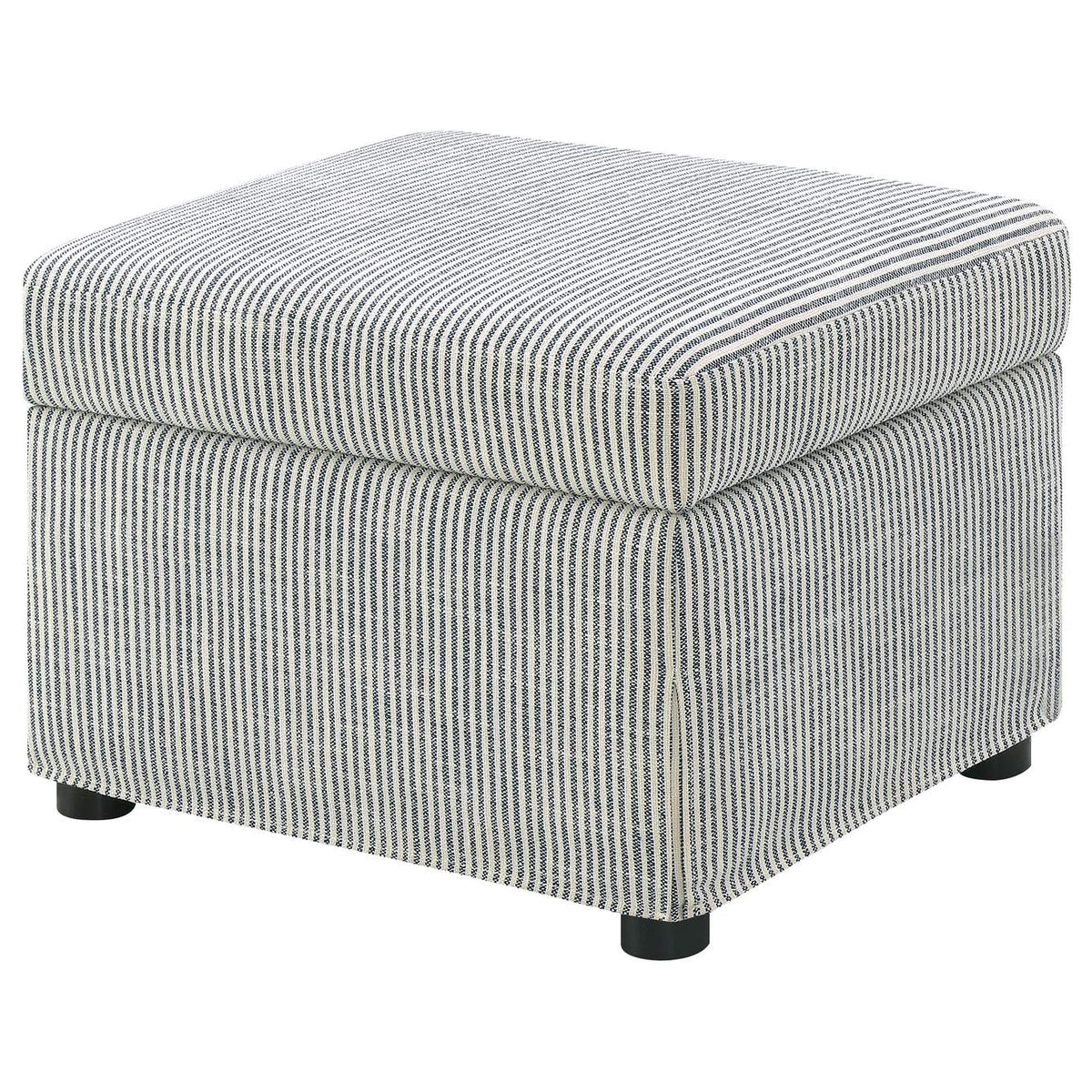 904138 Winter Upholstered Hydraulic Lift Top Storage Ottoman Grey