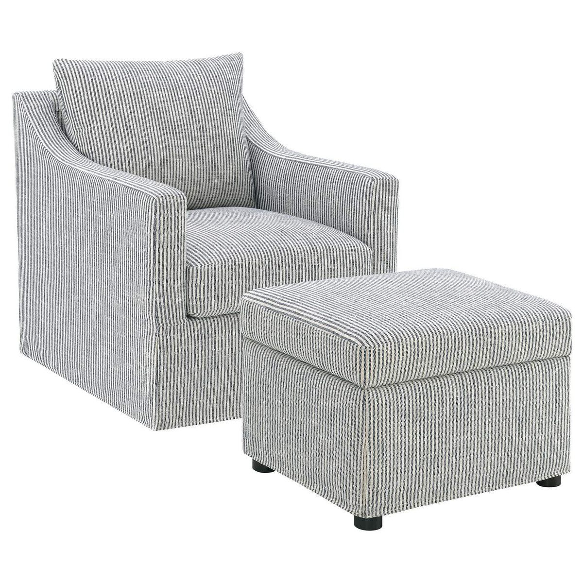 904138 Winter Upholstered Hydraulic Lift Top Storage Ottoman Grey