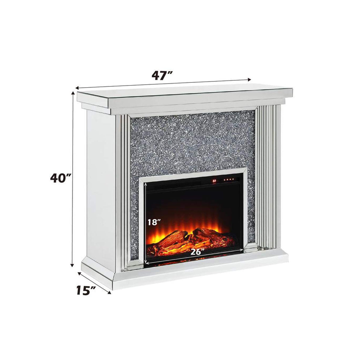 90455 Noralie Fireplace