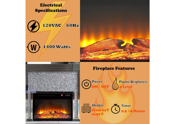 90455 Noralie Fireplace