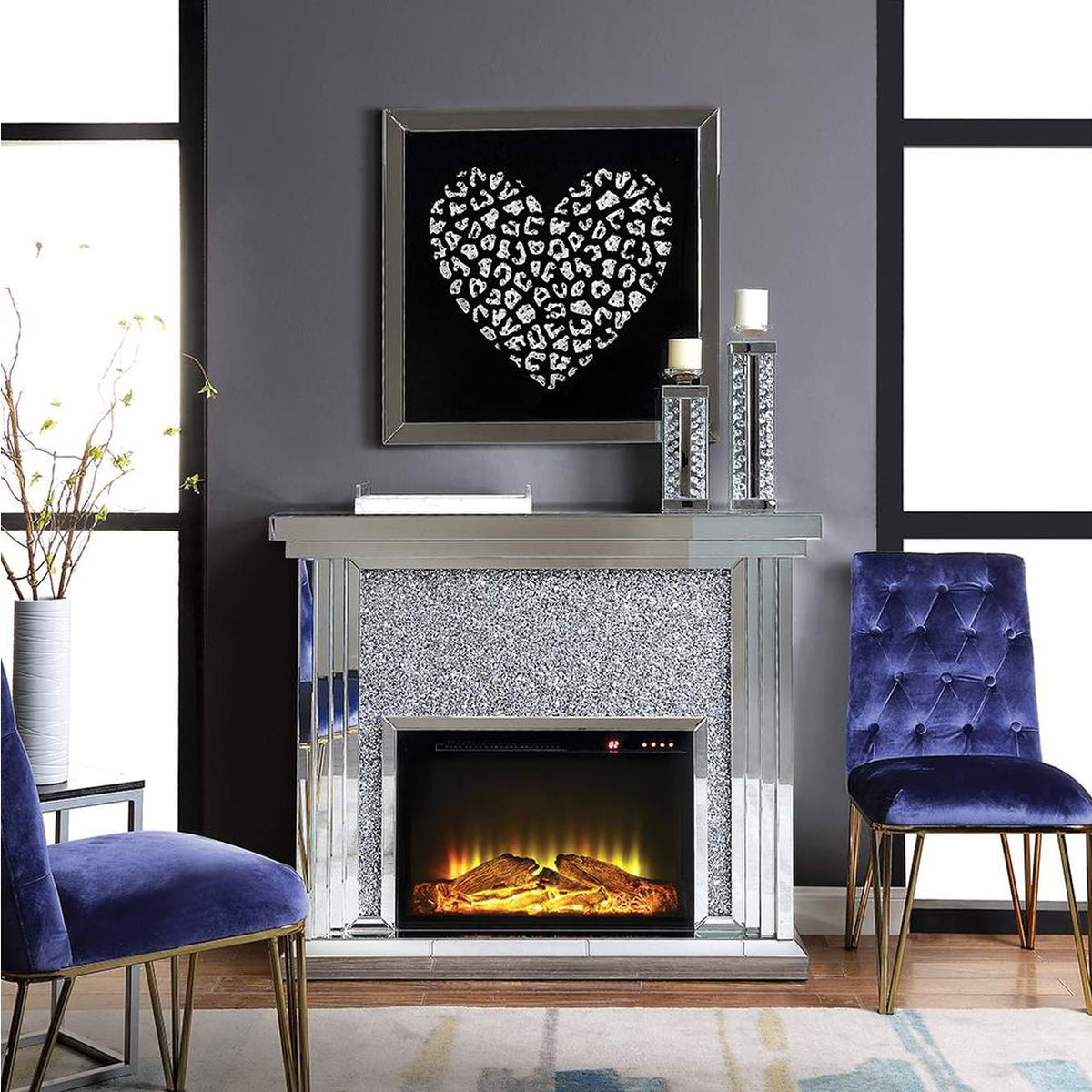 90455 Noralie Fireplace