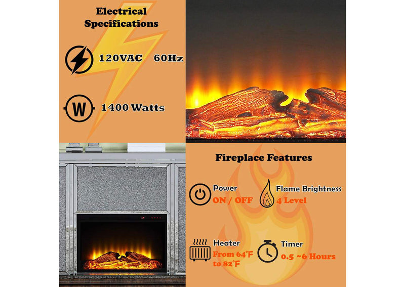 90457 Noralie Fireplace