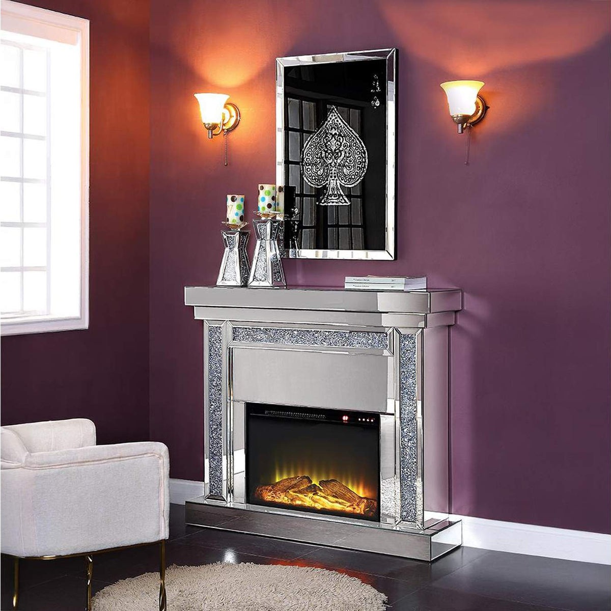 90470 Noralie Fireplace