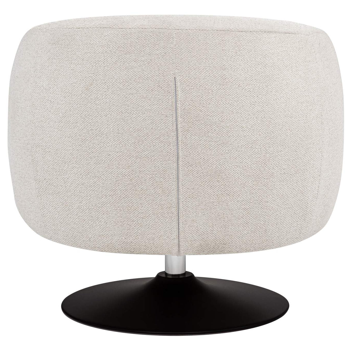 905739 Dave Upholstered Barrel Back Swivel Club Chair Beige