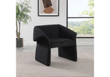 907524 Ramsey Upholstered Sloped Arm Accent Chair Black