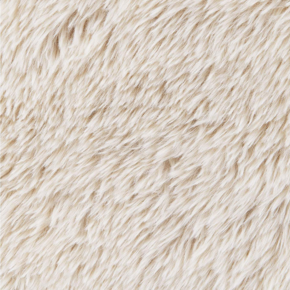 907533 Fitzroy Faux Fur Upholstered Chair Solid Wood Arms Latte