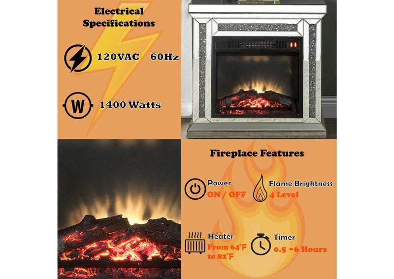 90862 Noralie Fireplace