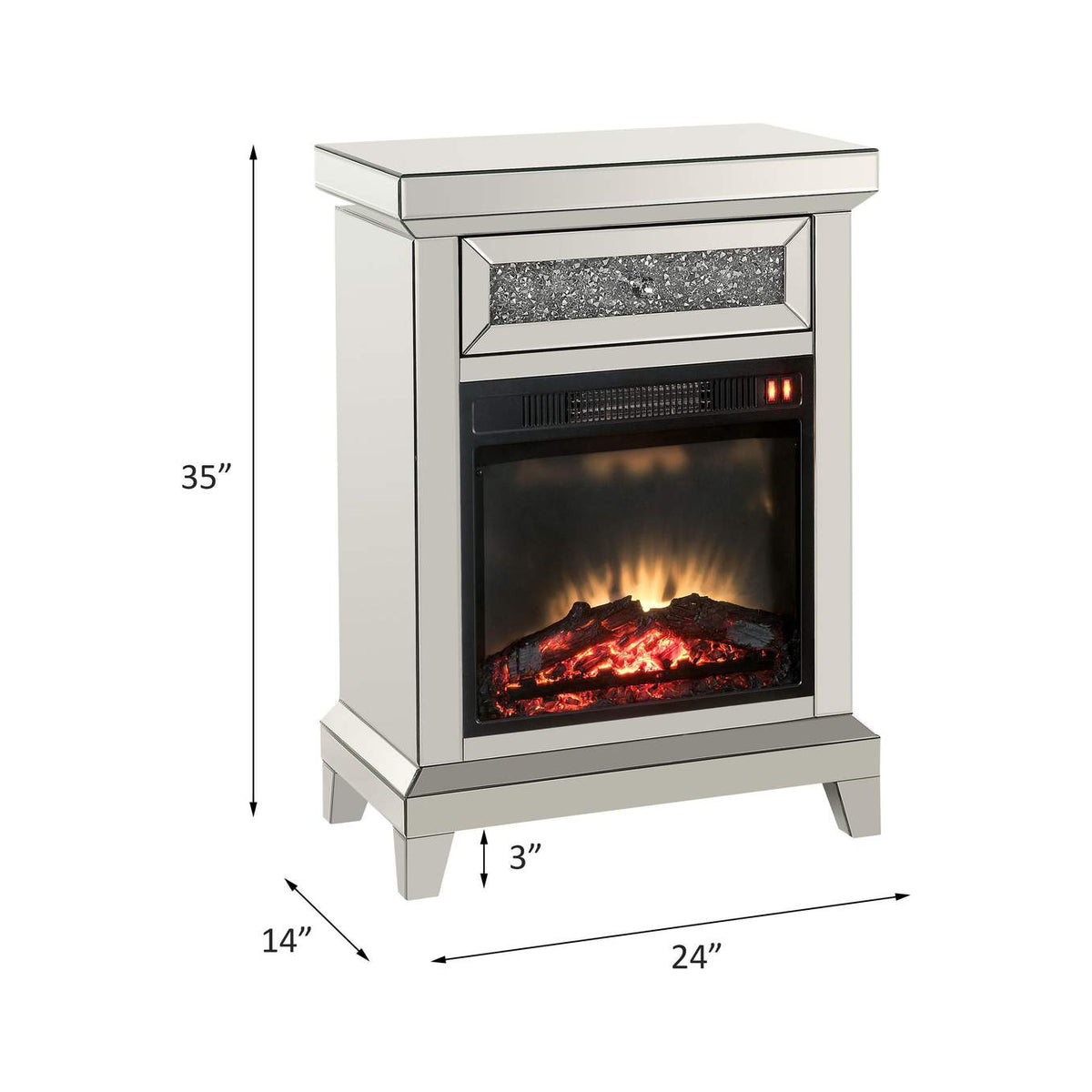 90866 Noralie Fireplace