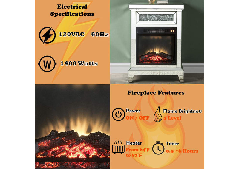 90866 Noralie Fireplace